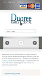 Mobile Screenshot of dupreefamilydental.com